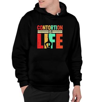 Contortionist Is Life Vintage Retro Hoodie | Mazezy