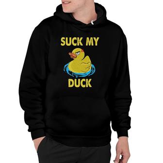 Cooles Suck My Duck Duck Ente Hoodie | Mazezy