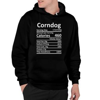 Corndog Nutrition Thanksgiving Costume Food Facts Christmas Hoodie - Seseable