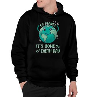 Cute Earth Day Happy Earth Day 2022 Go Plannet Womens Hoodie - Seseable