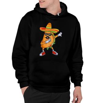 Dabbing Taco Funny Cinco De Mayo Mexican Party Hoodie - Seseable