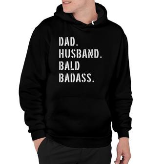 Dad Bald Guy Gifts From Daughter Son Wife Hoodie - Seseable
