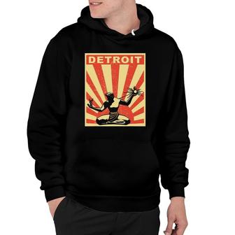 Detroit Vintage Spirit Of Detroit Vintage Retro Hoodie - Thegiftio UK