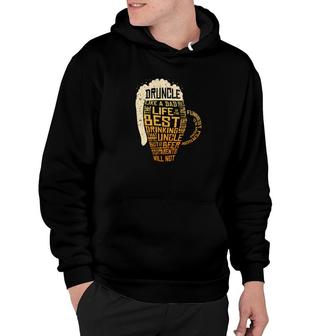 Druncle Beer Drunk Uncle Drinking Alcohol Family Hoodie - Monsterry