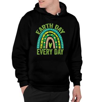 Earth Day Everyday Green Rainbow Earth Day Hoodie - Seseable