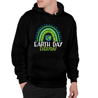 Earth Day Teacher Earth Day Everyday Rainbow Earth Day Hoodie - Seseable