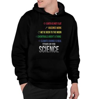 Earth Is Not Flat Science Earth Day Educational Hoodie - Thegiftio