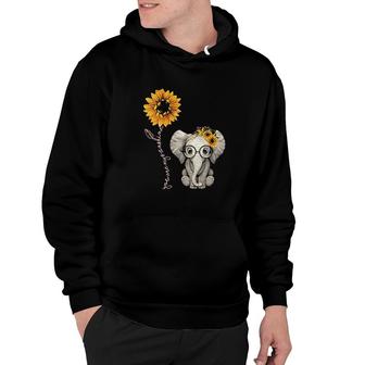 Elephant Sunflower Yellow Meaningful 2022 Gift Hoodie - Thegiftio UK