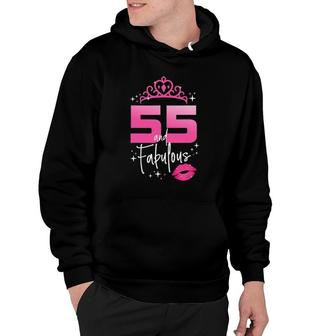 Fabulous At 55 Years Old 55Th Birthday Chapter 55 Women Hoodie - Seseable