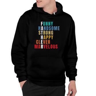 Fathers Day Men Gift From Daughter Son Wife For Husband Dad Hoodie | Seseable UK