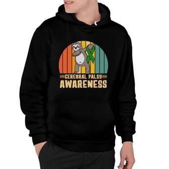 Fight Cerebral Palsy Awareness Sloth Warrior Vintage Hoodie - Seseable
