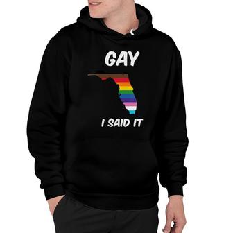 Florida Lgbtq SupportSay Gay Pride DonT Say Gay Hoodie - Seseable
