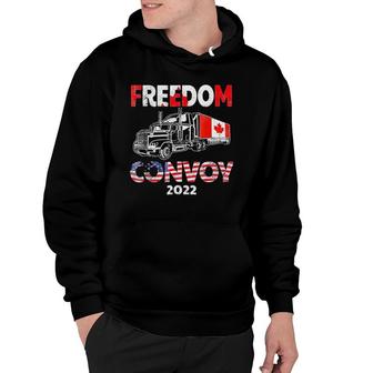 Freedom Convoy Flag Attractive Gift 2022 Hoodie - Thegiftio