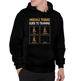 Funny Airedale Terrier Guide To Training Dog Obedience Hoodie | Seseable UK