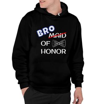 Funny Best Man Wedding Matching Bachelor Party Bro Of Honor Hoodie - Seseable