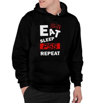 Funny Eat Sleep Ps5 Repeat Gift For Lover Video Game Hoodie - Seseable