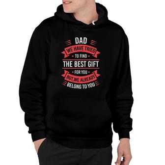 Funny Fathers Day Dad From Daughter Son Wife For Daddy Hoodie - Seseable