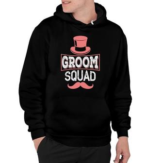 Funny Groom Squad Pink Beard Groom Bachelor Party Hoodie - Seseable
