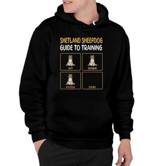 Funny Shetland Sheepdog Guide To Training Dog Obedience Hoodie - Seseable