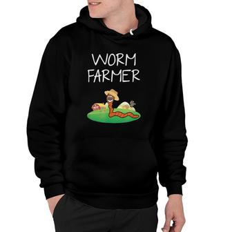 Funny Worm Farm Worm Vermiculture Hoodie | Mazezy