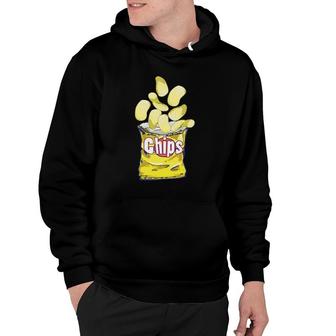 Game Day Potato Chips Cuisine Hoodie | Mazezy
