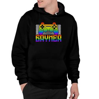 Gaymer Funny Lgbt Pride Gay Gamer Video Game Lover Hoodie - Seseable