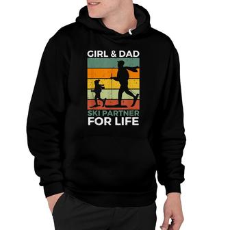 Girl And Dad Ski Partner For Life Daughter Kids Matching Hoodie - Seseable