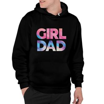 Girl Dad Daddy Fathers Day Daughter Bady Girl Dad Hoodie - Seseable