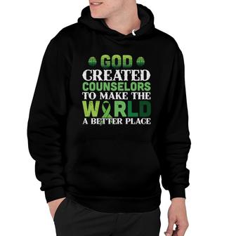 God Greated Counselors Mental Health Awareness Hoodie - Seseable