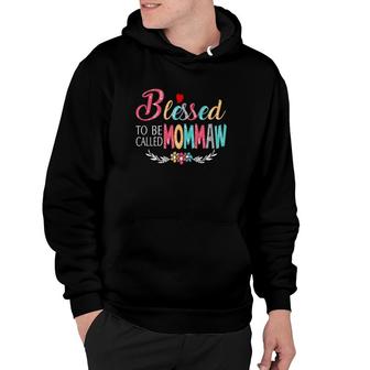 Grandma Tee - Blessed To Be Called Mommaw Colorful Art Hoodie - Seseable