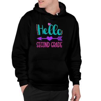 Hello Second Grade 2Nd Grade Teachers Students Gift Hoodie - Seseable
