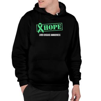 Hope Green Ribbon Liver Disease Awareness Hoodie | Mazezy
