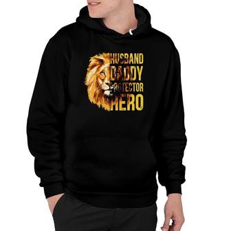 Husband Daddy Protector Hero Funny Husband Gifts From Wife Hoodie | Seseable CA