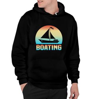 I Love Motor Boating Vintage Retro 70S Style Hobby Hoodie - Seseable