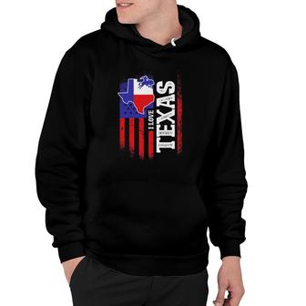 I Love Texas Rodeo Pride Cowboy Girl Rangers Gifts Hoodie | Mazezy