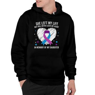In Memory Of My Loving Daughter Suicide Prevention Awareness Hoodie - Thegiftio UK