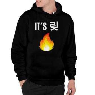 Its Lit K-Pop Tee Hangul Korean Culture Hoodie - Thegiftio UK