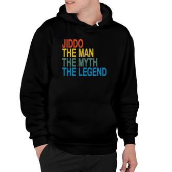 Jiddo The Man The Myth The Legend - Arabic Fathers Day Hoodie - Seseable