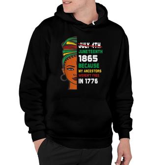 Juneteenth Outfit Women Girl June 19Th Afro Curly Hair Girl Hoodie - Thegiftio UK