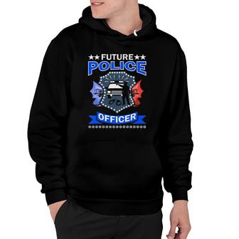 Kids Future Police Officer Kids Hoodie | Mazezy