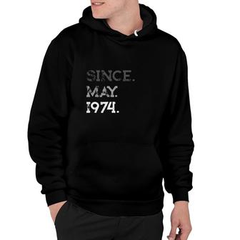Legend Since May 1974 47Th Birthday Gifts 47 Years Old Hoodie - Seseable