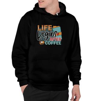 Life Begins After Coffee 2 Coffee Classic Hoodie | Mazezy