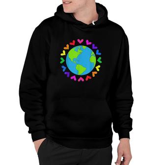 Love Earth Day Environment Activist Planet Earth Hoodie | Mazezy