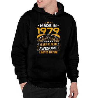 Made In 1979 Years Of Being Awesome 43Th Birthday 1979 Hoodie - Seseable