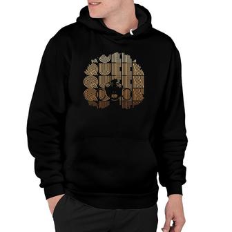 Melanin Queen African American Afro Hair Strong Black Woman Hoodie | Mazezy AU