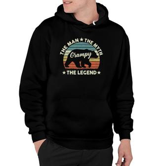 Mens Grampy Bear Gift For Fathers Day The Man Myth Legend Hoodie - Seseable