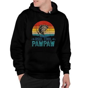 Mens Vintage Fishing Reel Cool Pawpaw Grandpa Paw Paw Fathers Day Hoodie - Seseable