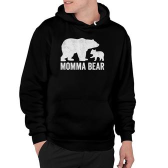 Momma Bear Mothers Day S Funny Cub Kid Hoodie | Mazezy