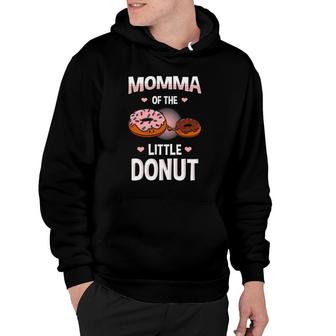 Momma Of The Little Donut Gender Reveal Announcement Hoodie - Thegiftio UK