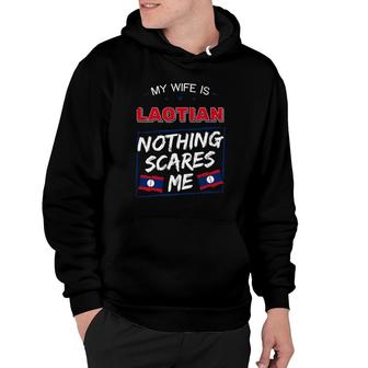 My Wife Is Laotian Laos Lao Heritage Proud Roots Flag Pride Hoodie | Mazezy